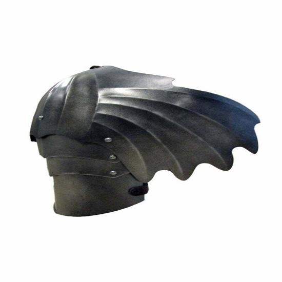 18GA стальные средневековые наплечники готическая крылатая пара наплечников LARP плечо