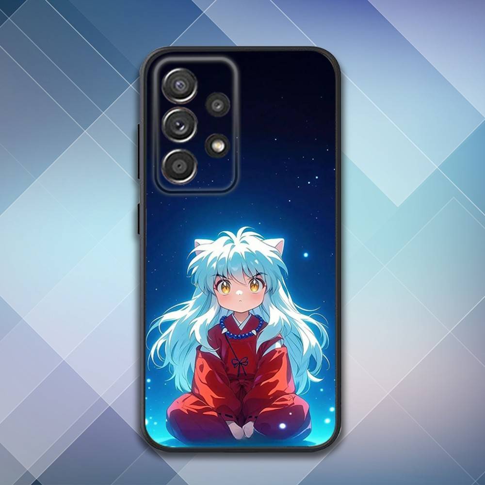 Anime I-Inuyashas Phone Case For Samsung S25,S24,S21,S22,S23,S30,Ultra,S20,Plus,Fe,Lite,Note,10,9,5G Black Cover