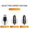 3 Head Cooling Fan with Phone Number Plate for SUV Truck Vehicle 360 Degree Rotating 5V/12V/24V Air Ventilation Fan