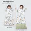 Adjustable Thickened Anti-Kick All-Cotton Baby Sleeping Bag for All Seasons