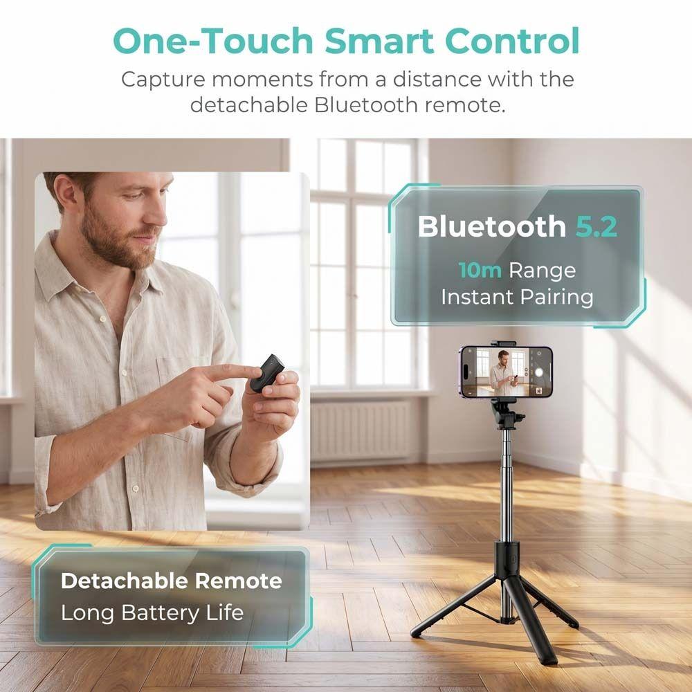 70cm Bluetooth Selfie Stick 360° Rotating Selfie Stick Tripod Telescopic Selfie Stick Home