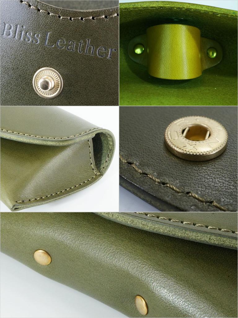 Green Tochigi Leather Eyeglass Made in Eyeglass Sunglasses for Men and Genuine Tanned Brand Includes Microfiber Eyeglass Product Case, Japan, Soft,