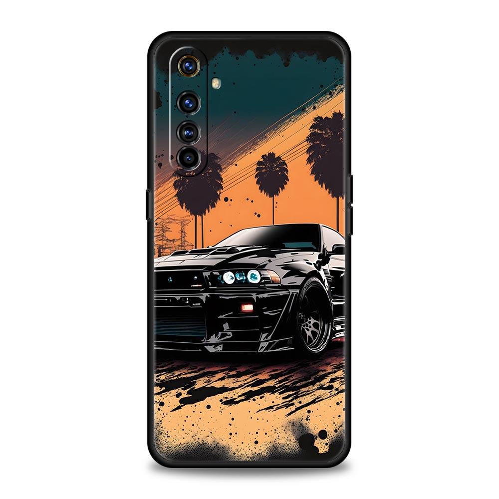 

Для Realme 10 9 8 5G 7 6 GT2 Pro Plus 9i 8i C21 C11 C25 C35 спортивный автомобиль JDM Tokyo Drift чехол для телефона Realme GT Neo 2 3 3T Realme GT Neo 3