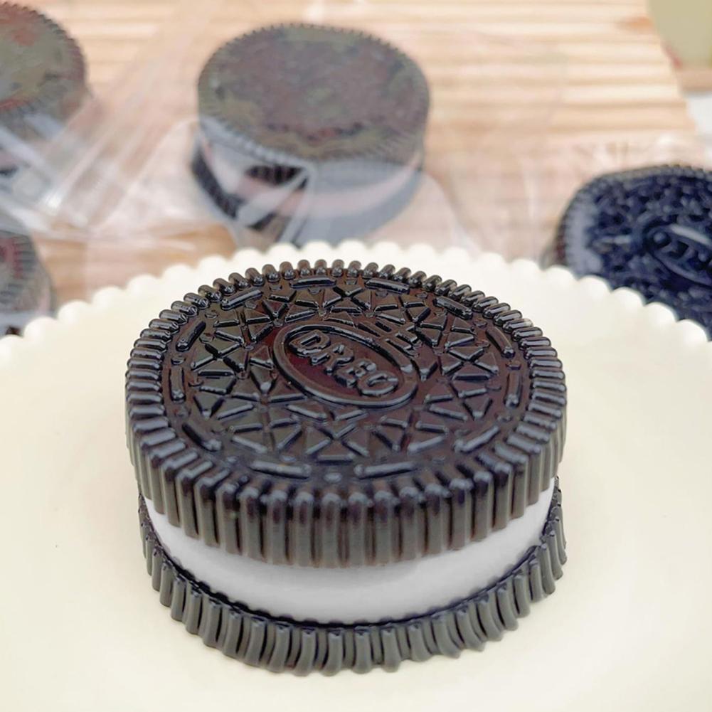 Oreo Keks Stressabbau Spielzeug Silikon Quetschen Kneifen Sandwich Simulation Weiches Spielzeug Weihnachtsgeschenke für Jungen Mädchen