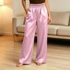 Women's Casual Loose Fit Paperbag Waist Wide Leg Long Pants for Everyday Wear