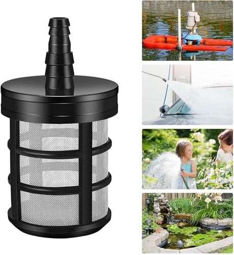 YUET 15M Pine Suction Hose with Quick Coupling and Filter for Kärcher K2, K3, K4, K5, K6, K7 Series and Bosch AQT Series Pressure Washers, PVC 3-Ply H