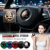 Auto Auto Lenkrad Aufkleber Dekoration Logo Plakette für Skoda Fabia Octavia Karoq Kodiaq Kamiq Superb Rapid Citigo Skala