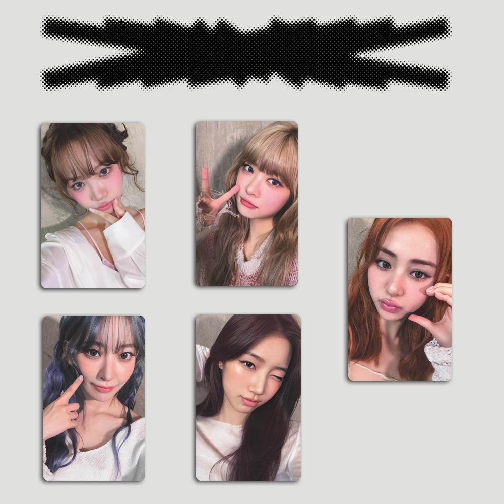 LE SSERAFIM Group Album Photocards - EASY Random KAKAO Special Edition