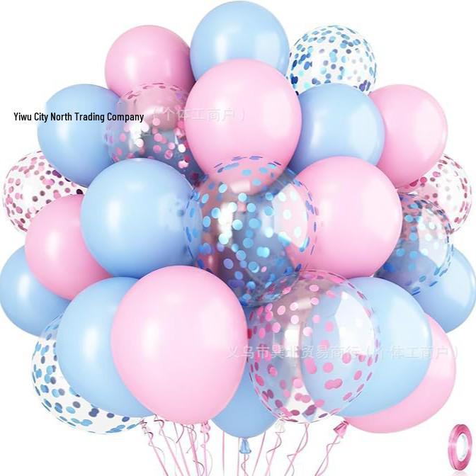 12-Zoll 35 Stück Pailletten-Konfetti-Ballons für Weihnachten, Halloween, Geburtstagsfeiern