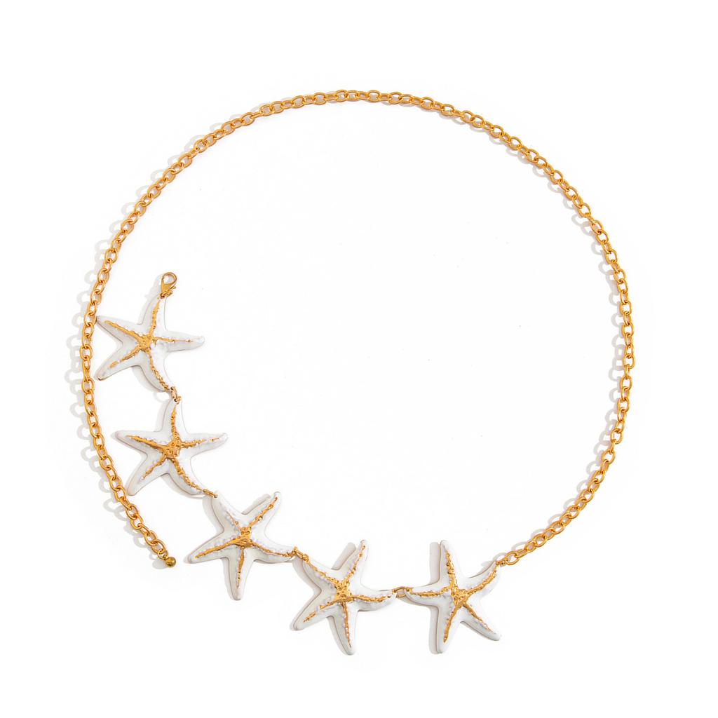 Starfish Pattern Waist Chain Beach Vacation Styles Body Chain Fashion Beachwear for Women and Beach Lover