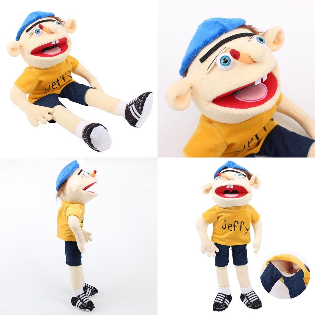 Peluche Divertente di Jeff – Giocattolo per l'Interazione Genitore-Figlio – Regalo per l'Educazione Precoce