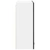 Hanging Cabinet Black Oak Look 80 X 31 X 80 Cm Particleboard