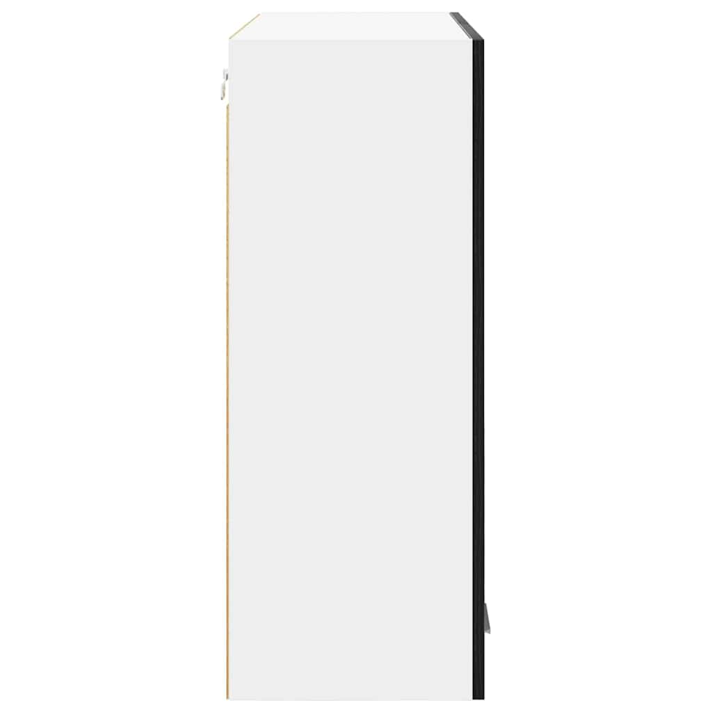 Hanging Cabinet Black Oak Look 80 X 31 X 80 Cm Particleboard