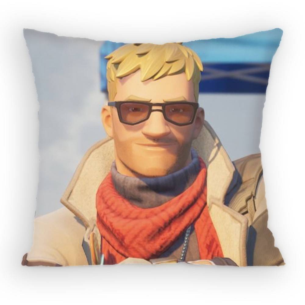 Game Character Fortnite Jonesy Pillow Case Sofa Living Room for Bedroom car Headboard Backrest Cushion Square Cushion Nap Time