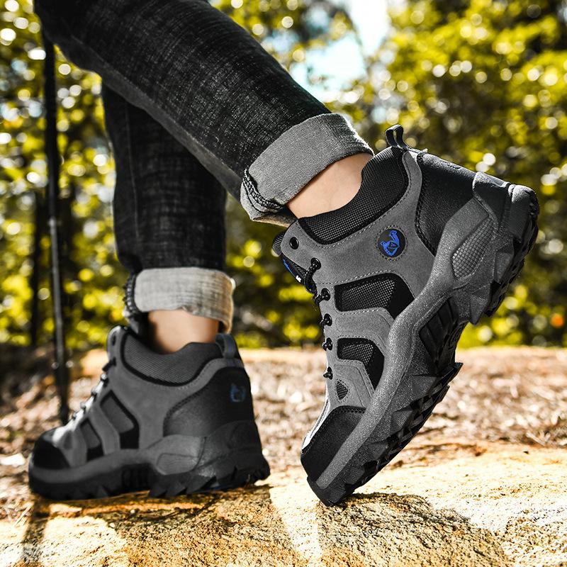 Buty Męskie Wspinaczkowe Duży Rozmiar Outdoorowe Wysokie Platforma Buty Turystyczne Moda Męskie Sneakersy Buty Podróżne