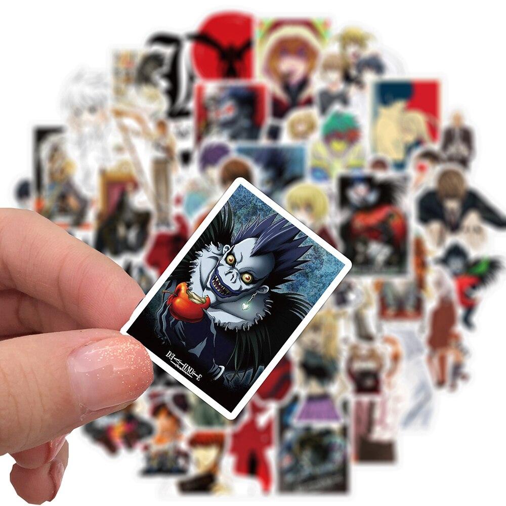 50Pcs Anime DEATH NOTE Graffiti Stickers DIY Motorcycle Luggage Guitar Skateboard Cartoon Cool Classic Toy Decal Sticker for Kid