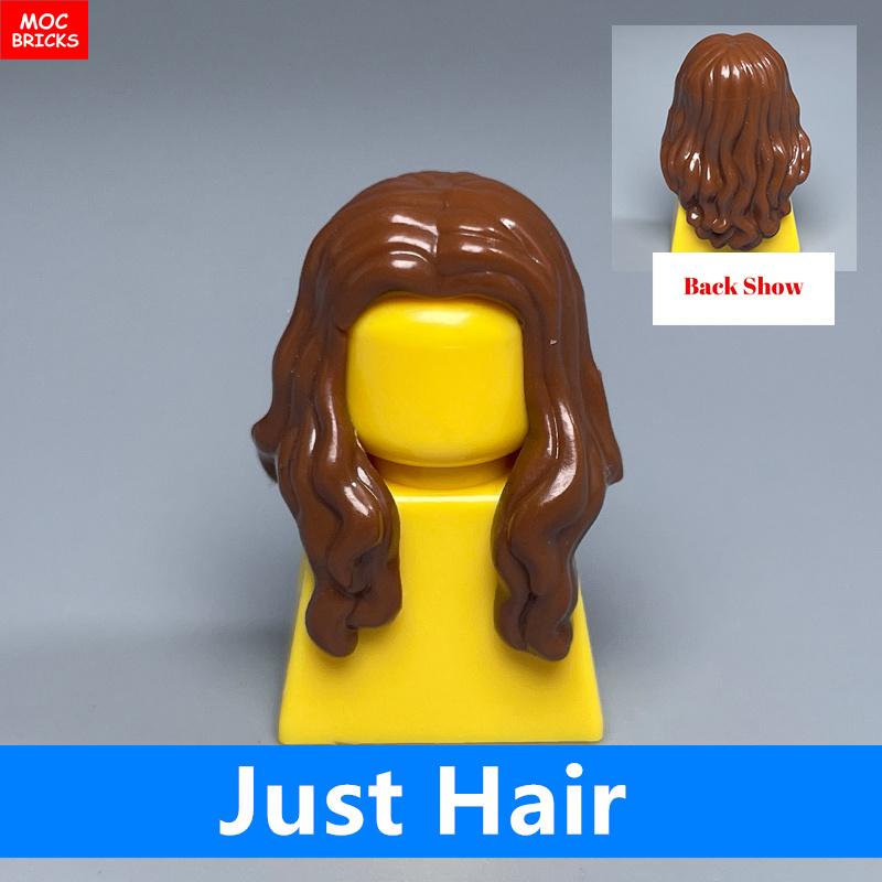

Non-Toxic 10Pcs Moc Bricks 1014 1025 4Cm Figure Female Women Hairs Assembled Particles Building Blocks Accessories Kids Toys Plastic Dolls
