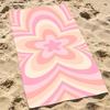 Macaron Sweet Wave Towel Beach Towel Oversized Super Absorbent Soft Swim Beachtowels For Men, Women