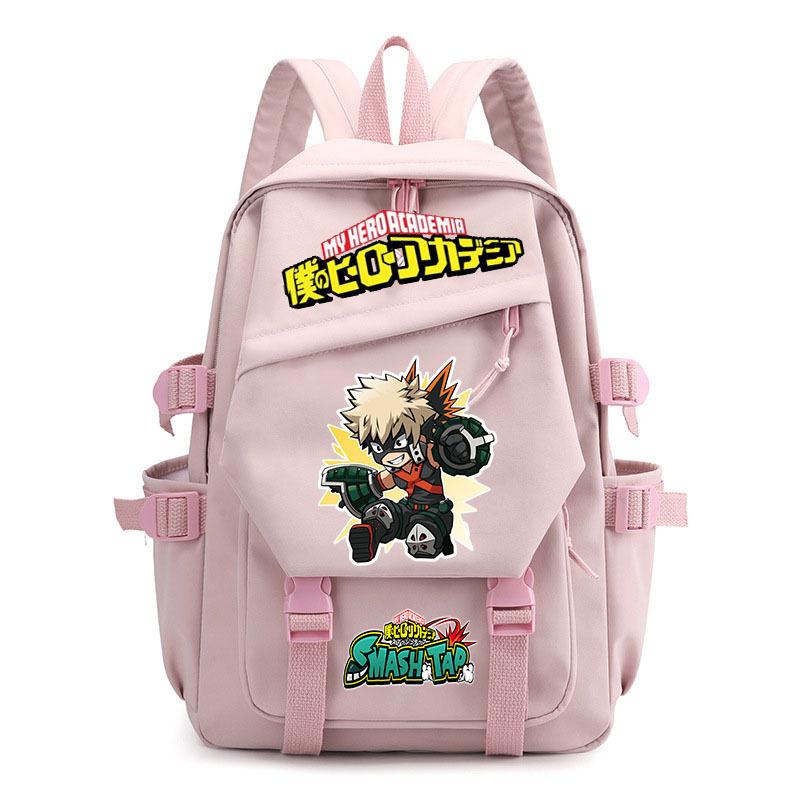 My Hero Academy School Bag Children's Backpack Elementary School Bag Male Female Junior High School Student College Student Campus Backpack