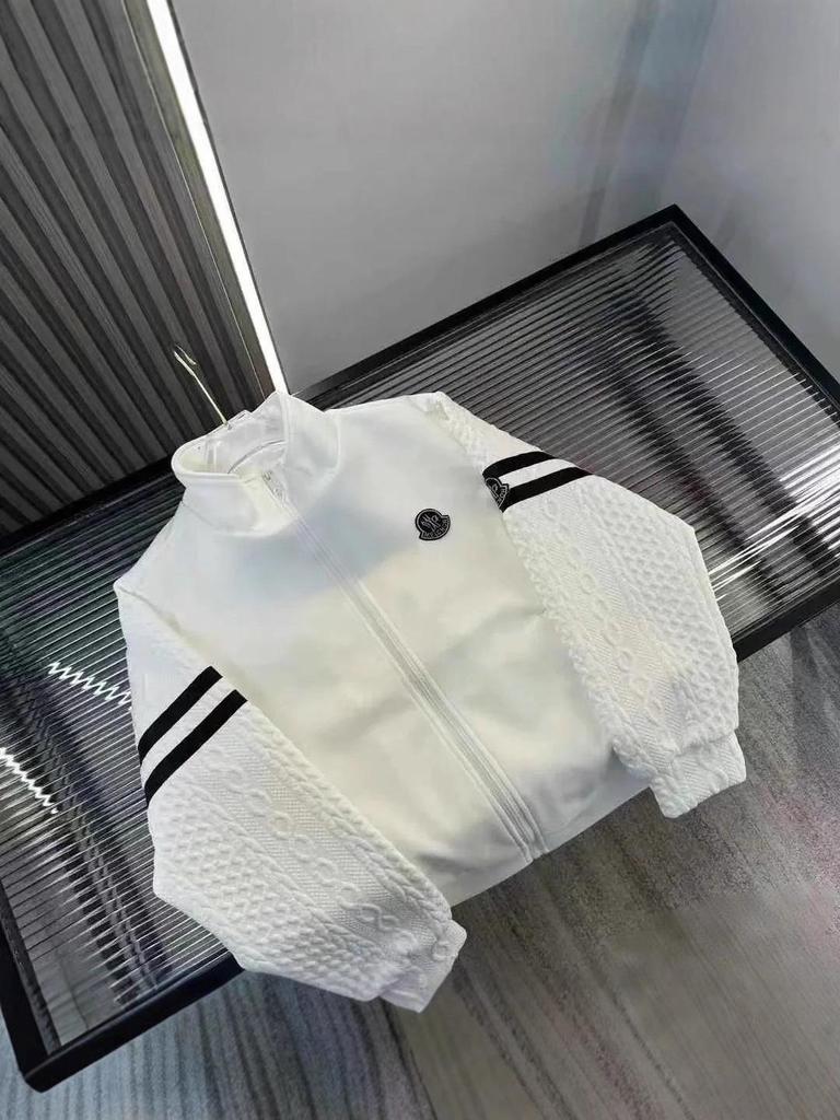 Sweat à capuche cardigan tendance brodé unisexe - Veste légère de luxe à col montant zippée