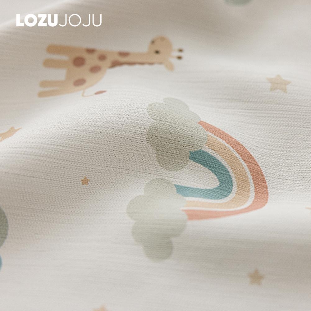1PC LOZUJOJU 90% Blackout Curtain Rainbow Pattern Children's Cartoon Printed Curtain for Bedroom Living Room Window for Home Decor