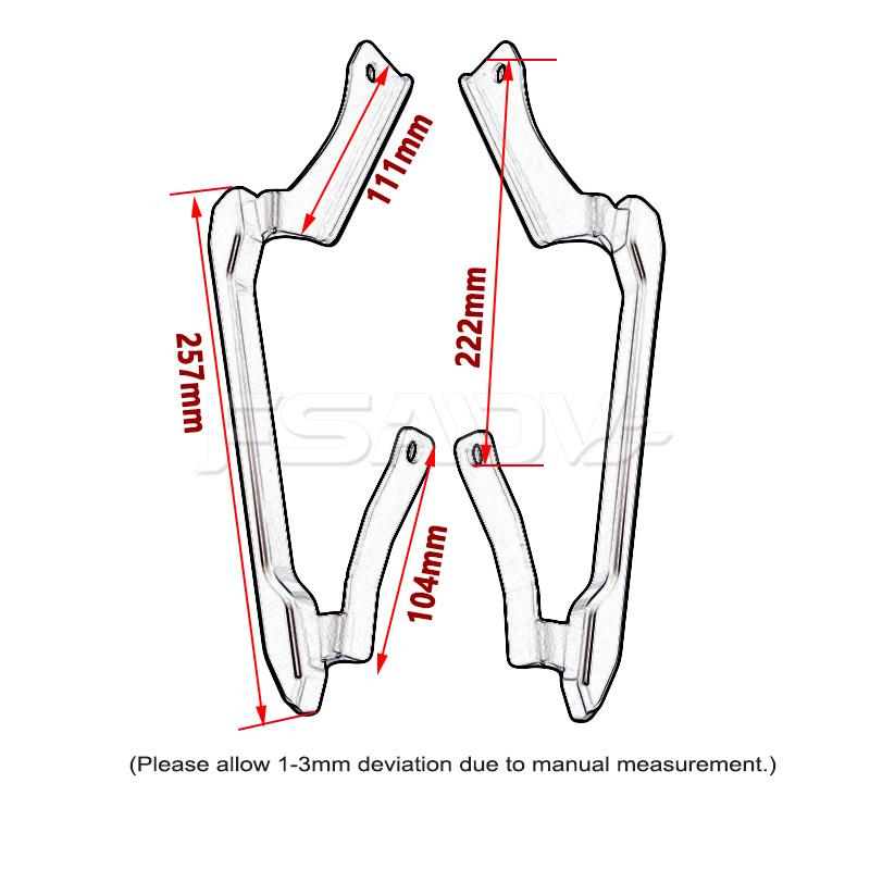 2023 Motorcycle Rear Grab Bars Rear Seat Pillion Passenger Grab Rail Handle Fit For YAMAHA MT09 MT-09 MT 09 FZ09 FZ-09 2021 2022
