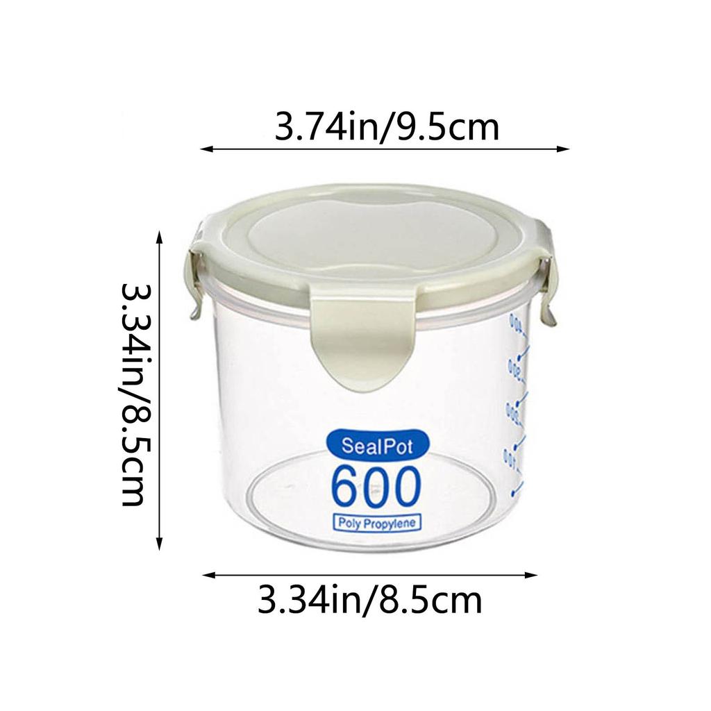 Food Storage Containers, Kitchen Storage Box Sealing Food Preservation Plastic Fresh Pot Container For Kitchen