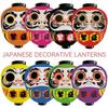 Japanese Style Cartoon Wish Dharma Hanging Lantern Japan Mascot Daruma Sushi Pub Bistro Restaurant Izakaya Decor Lantern