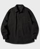 WV PROJECT Duff Oversized Peach Cotton Shirt Black Mjls7774