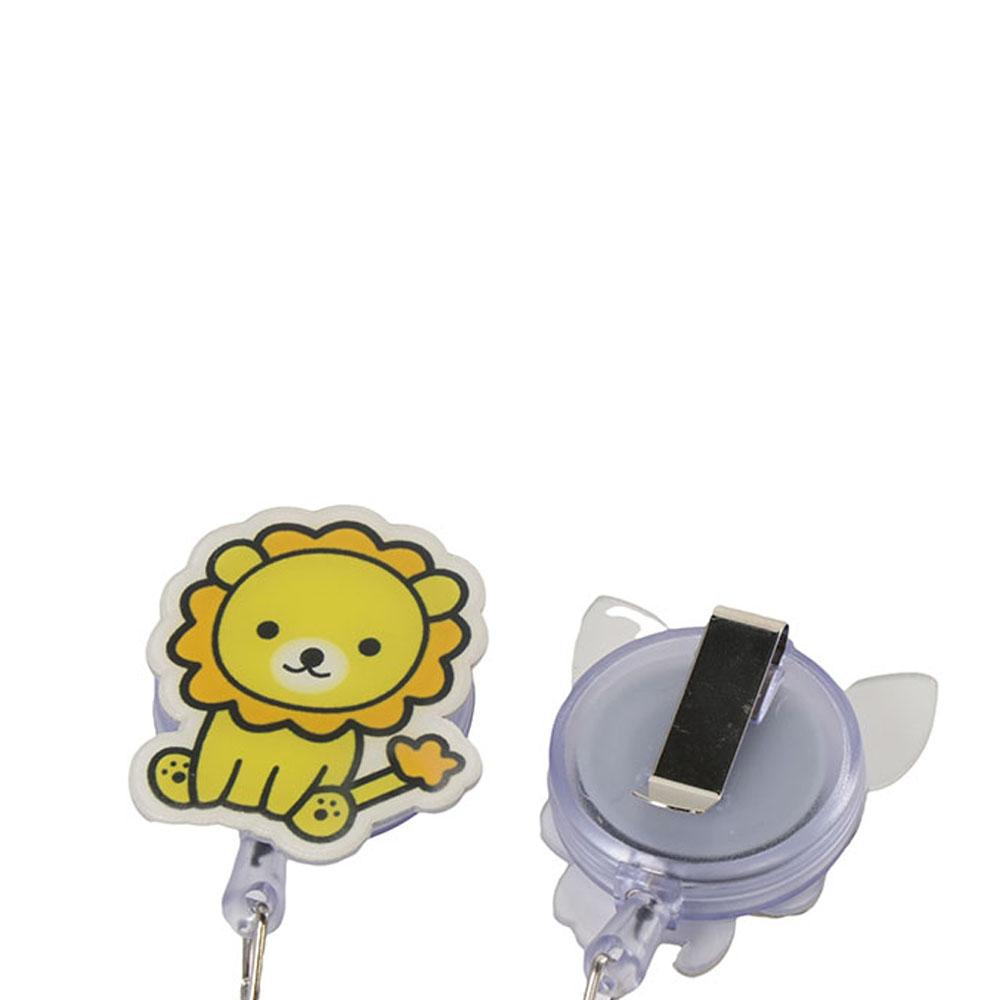 Retractable Nurse Badge Reel Cat Puppy Easy Pull Buckle Dog Badge Holder Doctor Students