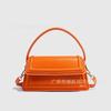 Zr Women'S Bag Solid Color City Messenger Bag Fashionable Versatile Shoulder Handbag Flip Small Square Bag