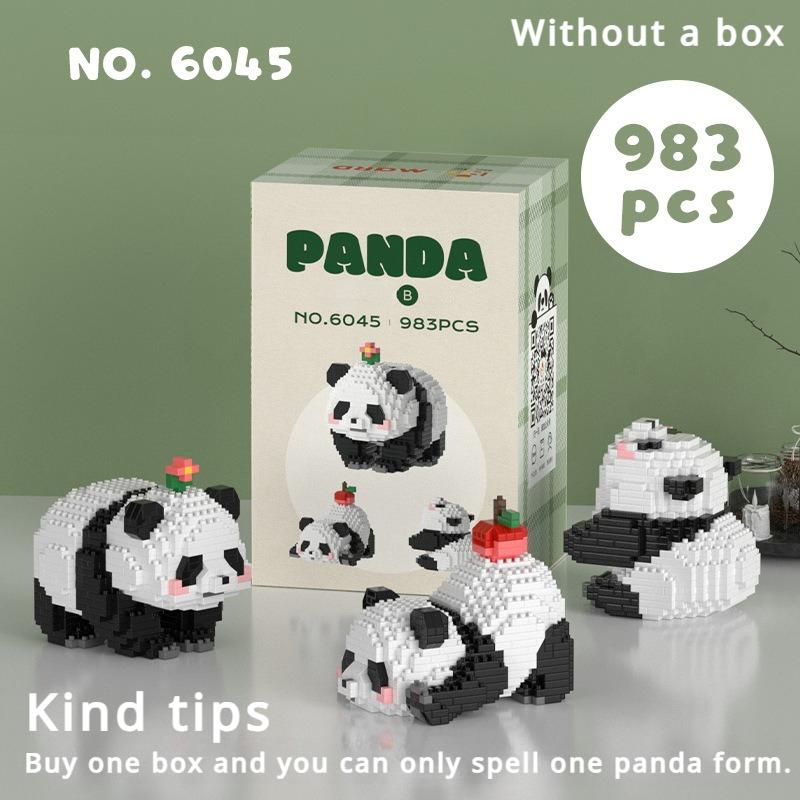 

Детские строительные блоки Panda Toys Good Guy Without Box（one panda）