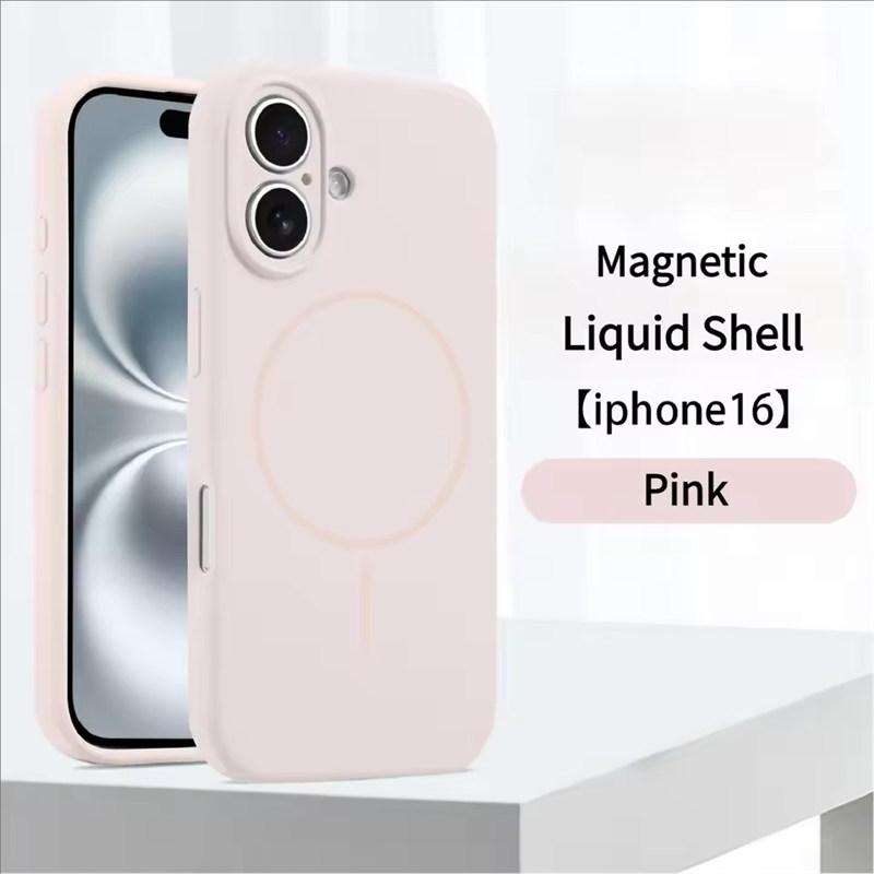 High Quality Liquid Silicone For Magsafe Case For iPhone 17 16 15 14 13 12 Pro Max Plus Magnetic Wireless Charger Fundas Protector Cover
