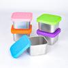 Stainless Steel Food Storage Container With Silicone Lid For Home Use And Portable Meal Prep
