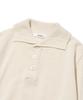 KNITTED Cotton Button Collar Knit Oatmeal