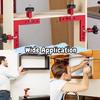 2 Set Woodworking Corner Clamps Right Angle Ruler 90 Degree L-shaped Auxiliary Square Aluminium Positioning Plates Fixing with Precise Angles