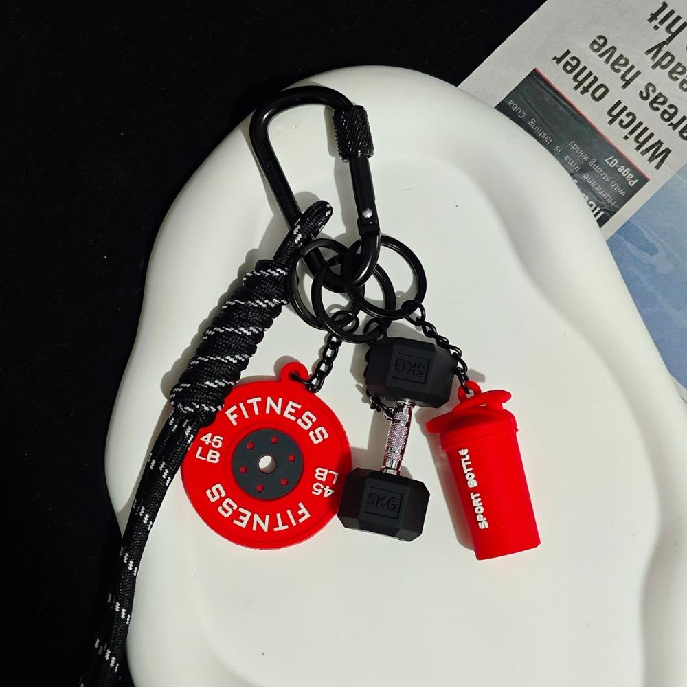 

Barbell Plates Barbell Plates Key Chain Dopamine Large Dumbbells Keyring Bodybuilder Style 7