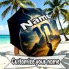 Custom Name Personalized Lionel Messi Print Umbrella, Auto Open Close, 8‑Rib Sturdy Frame, Commute Camping Hiking Use, Birthday Gift