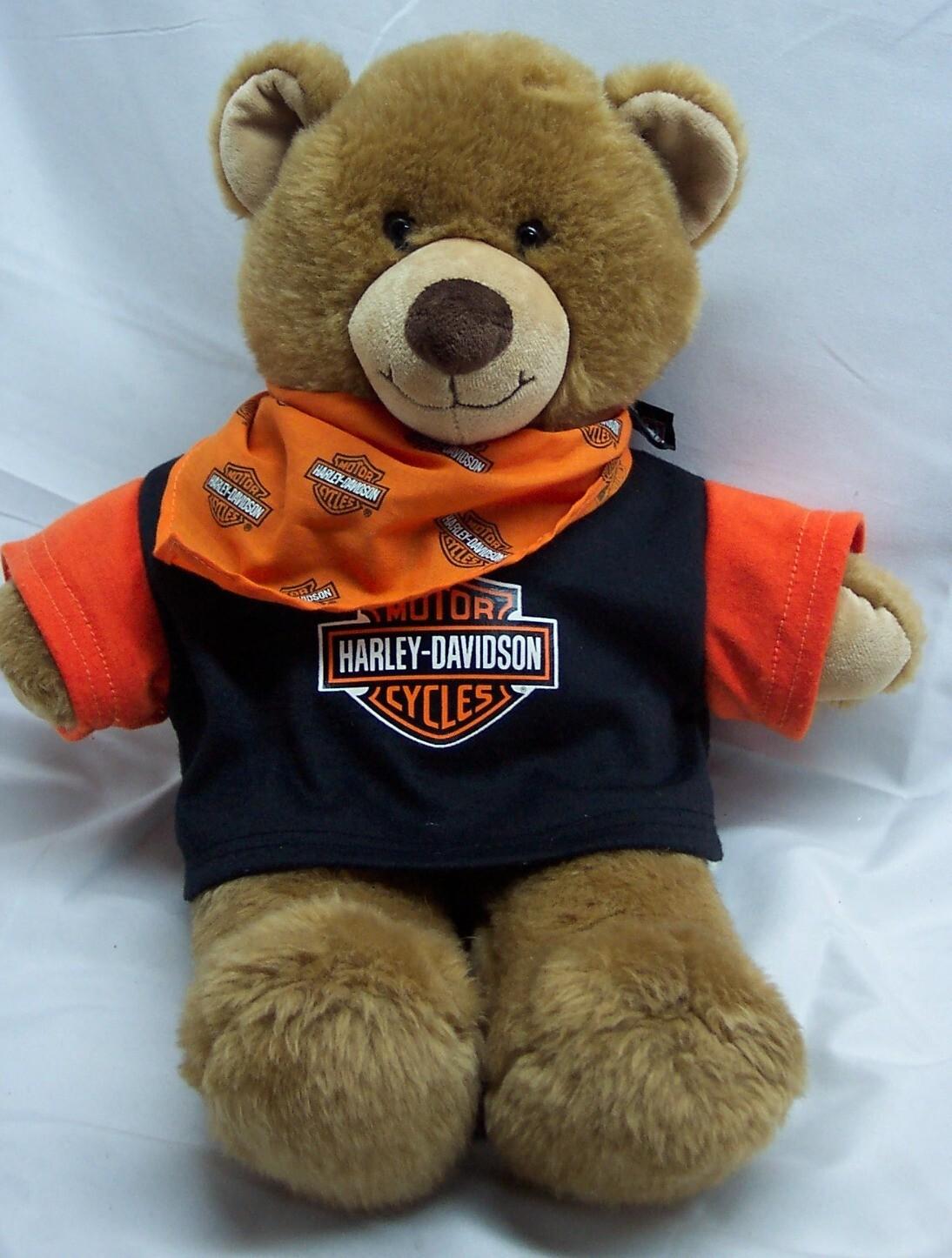 BuildABear Workshop HARLEYDAVIDSON TEDDY BEAR 14 STUFFED ANIMAL TOY S