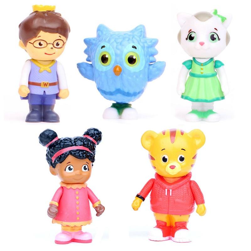Delightful Daniel Tiger's Neighborhood Friends Pvc Action Figures Ideal Christmas Toy Gift