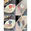 Girlcult 4 Colors Eyeshadow Palette Shimmer Matte Chameleon Eyeshadow Vegan Makeup Set Cosmetics,,2)dianjing