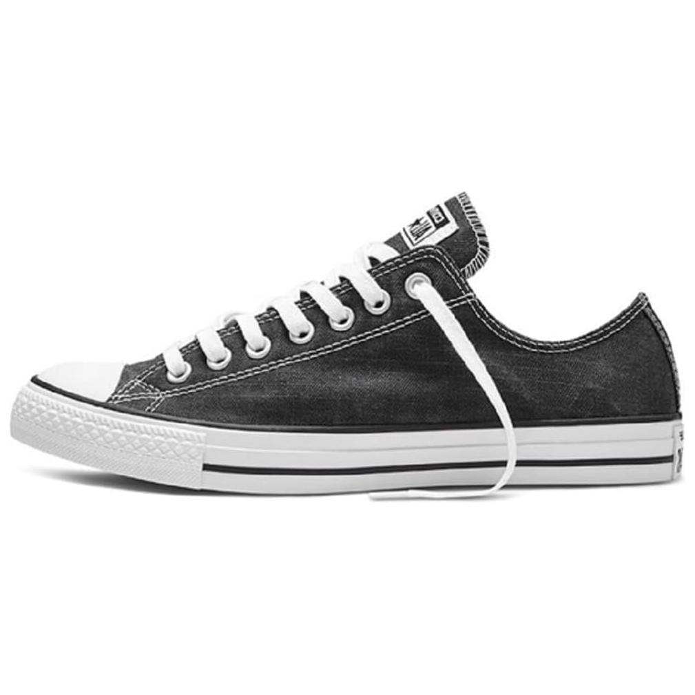 Converse All Star Comfortable Lightweight Low Top Canvas Shoes Women Sneakers Gray Black 151202C