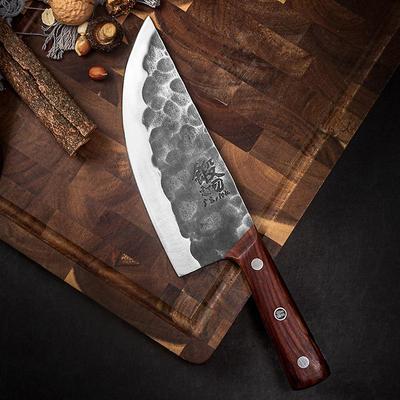 Handmade Stainless Steel Kitchen Chef Knife Meat Cleaver Knife Fruit Vegetable Slicing Cutter Tool