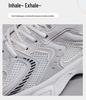 Women's Korean-Style Height-Increasing Sports Sneakers - Thick Sole, Breathable Casual Running Shoes for Spring/Autumn (X23)