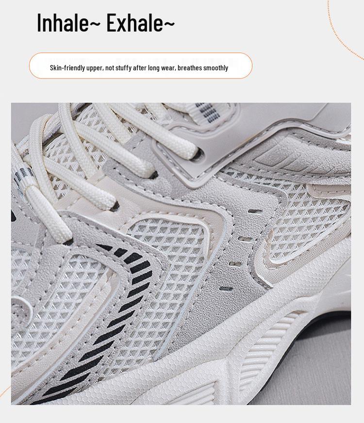 Women's Korean-Style Height-Increasing Sports Sneakers - Thick Sole, Breathable Casual Running Shoes for Spring/Autumn (X23)