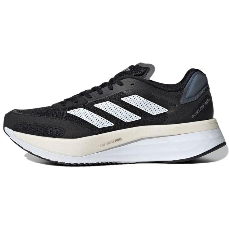 adidas Adizero Boston 10 Wide  Black White  Men s GZ5426 EU 44⅔