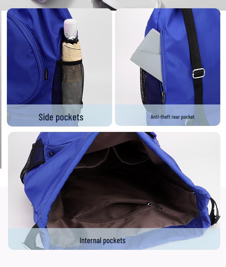 Sport-Kordelzug-Badminton-Rucksack mit großer Kapazität und wasserabweisend