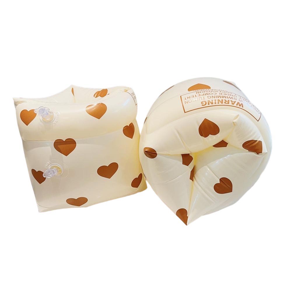 1Pair Swimming Arm Circle Double Air Bag Inflatable Swimming Pool Arm Floaters PVC Printed Adult Kids Swimming Equipment