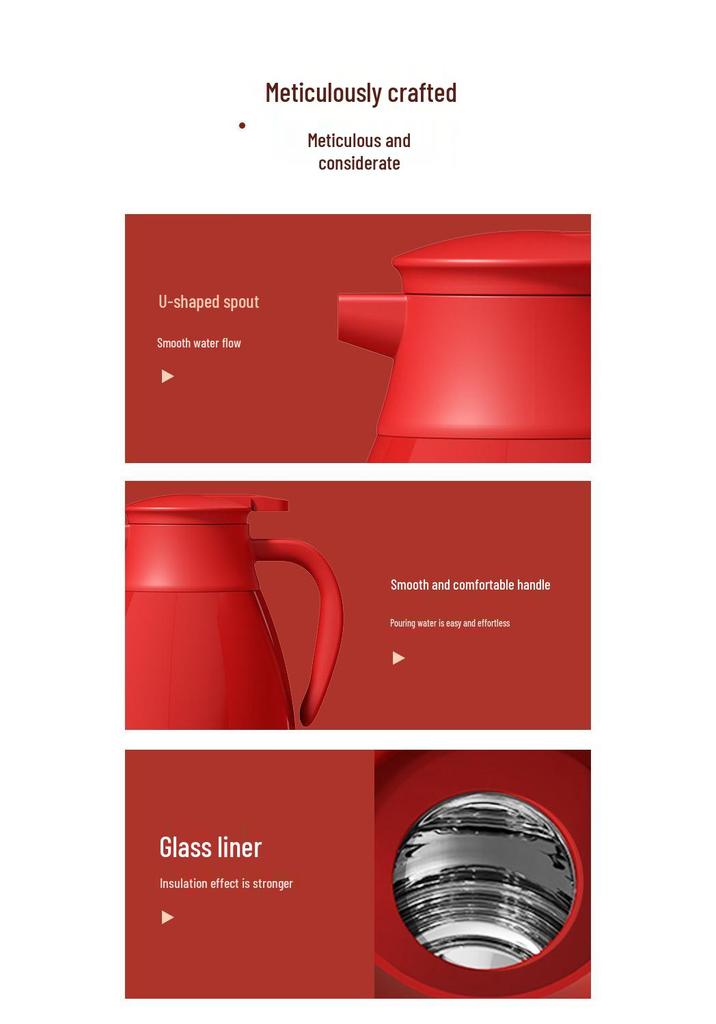 2026 New Model Thermos Flask: Large Capacity Insulated Warm Kettle and Hot Water Bottle.