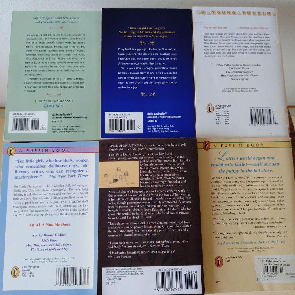 [USED] Rumer Godden Paperback Set